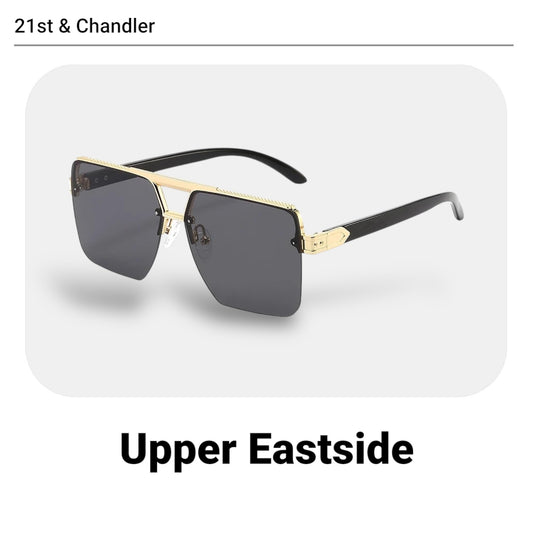 Upper Eastside - Black with Gold Frame