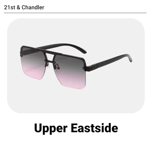 Upper Eastside - Black with Pink Gradient