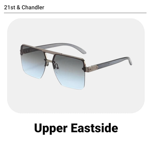 Upper Eastside Black with Blue Gradient